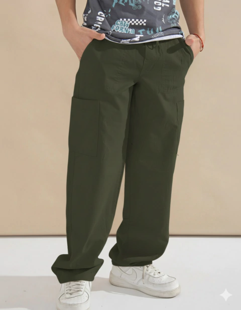 Cargo gabardina microesmerilada juvenil - comprar online