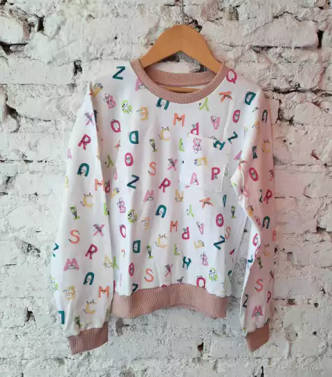 Pijama nena letritas