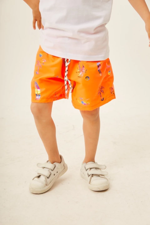 Short de baño estampado - comprar online