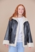 Campera cuerina con piel juvenil unisex - comprar online