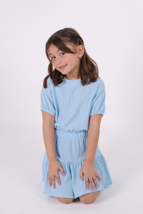 Blusa bambula con boton trasero - comprar online