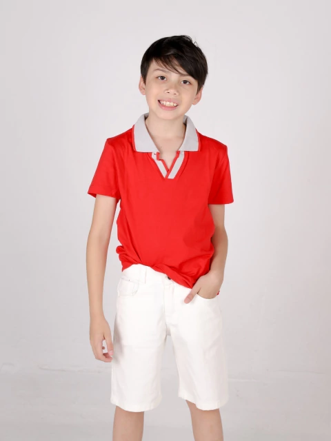 Bermuda jean blanco niño - comprar online