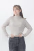 Sweter polera tejido con lycra - comprar online