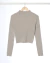 Sweter polera tejido con lycra - tienda online
