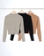 Sweter polera tejido con lycra - Fleky