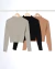 Sweter polera tejido con lycra - Fleky