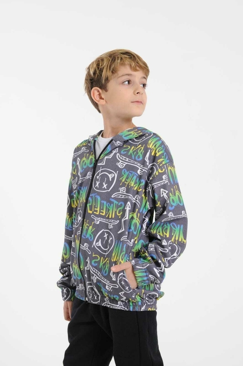 Campera estampada urban rustica unisex - comprar online