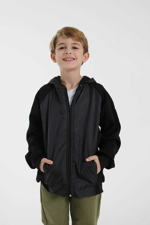 Campera friza combinada cire - comprar online