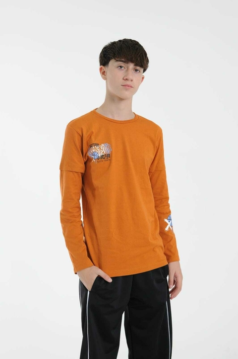 Remera manga partida juvenil - comprar online