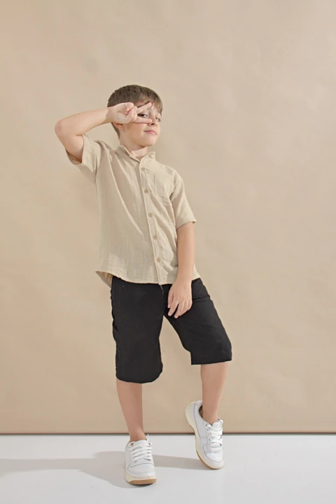 Bermuda carpintera gabardina - comprar online