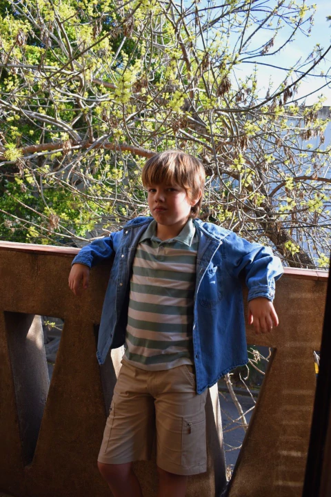 Campera jean con capucha - comprar online