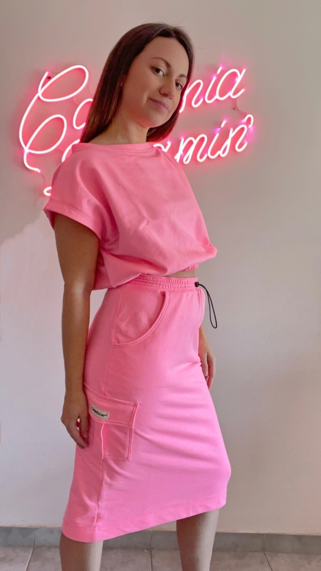 Pollera Serena Chicle thumbnail 3