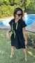 Cangu Dress Summer Negro - CANGU.ar