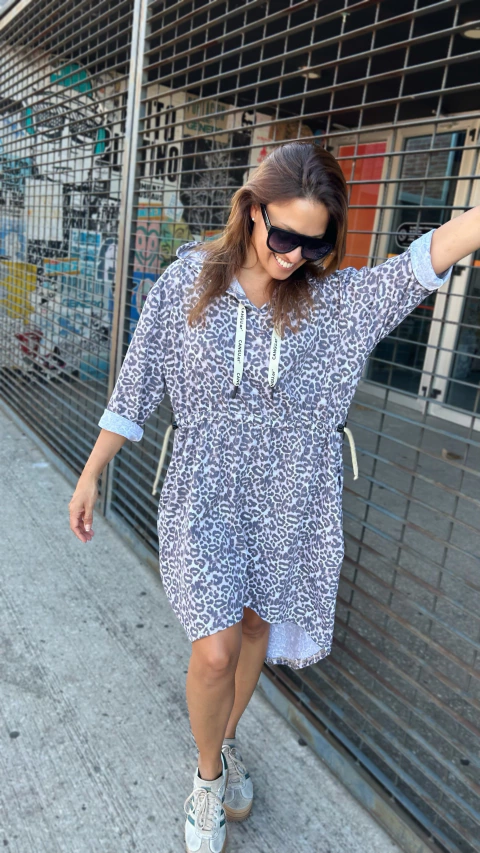 Cangu Dress Leopardo