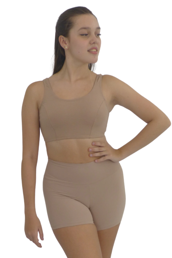 SHT020 | SHORTS DE LYCRA COM CÓS ALTO
