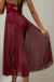 S028 | SAIA LONGA PLISSADA EM TULE - comprar online
