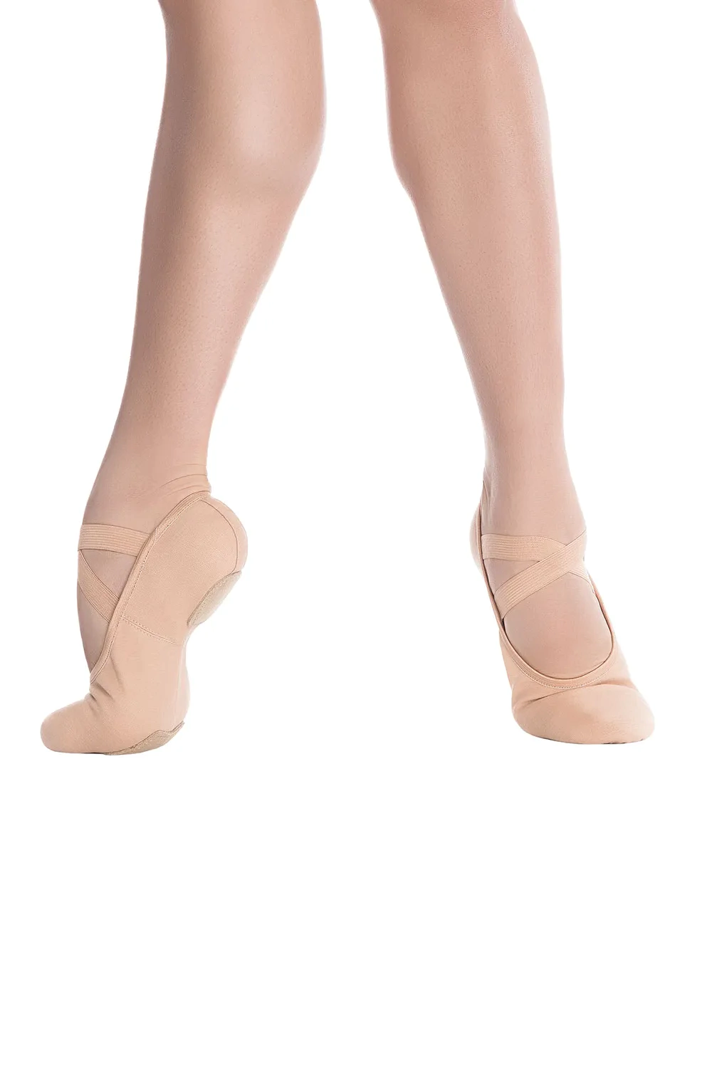 SD16 | SAPATILHA DE MEIA PONTA EM STRETCH - SÓ DANÇA