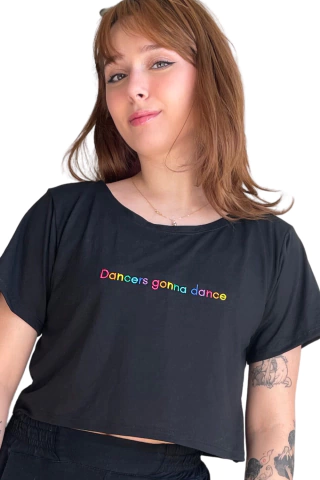 B112 | CROPPED BORDADO - VEST DANCE