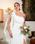 Vestido Noiva Decote Assimétrico - comprar online