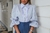 Camisa Com Renda lavanda
