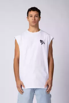 MUSCULOSA SUDADERA KELP BLANCO