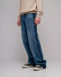 JEAN BASTARD HEAVY BITONO AZUL en internet