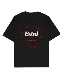Remera BASTARD SORRY NEGRO - comprar online