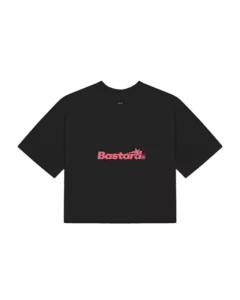 Remera CROP BASTARD RLX NEGRO