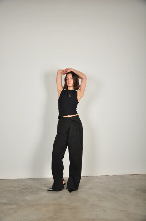 Pantalón REPLEGADO [negro] - comprar online