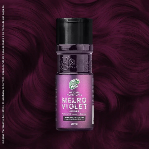 MELRO VIOLET MASCARA PIGMENTADA 100ML - KAMALEÃO COLOR
