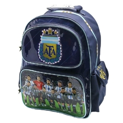 Mochila Escolar AFA selección Argentina campeones con luz - Cresko