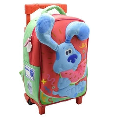 Mochila Escolar Pistas de Blue perrito sandia con carro en internet