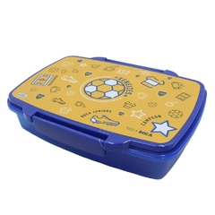 Lunchera Box Boca Jr con 3 divisiones cierre Hermetico 1000ml. - comprar online