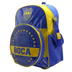 Mochila escolar Boca juniors escudo incluye stickers - Cresko