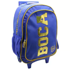 Mochila escolar Boca Juniors cabj el unico grande con carro en internet
