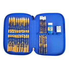 Cartuchera escolar 2 pisos Boca Juniors sos mi vida - Cresko