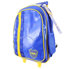 Mochila escolar Boca Juniors cabj de mi corazon con carro - Cresko