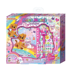 Set con Diario Intimo Puppy Mesaje Secreto.Cresko 4pcs - tienda online