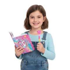 Set con Diario Intimo Unicornio Mesaje Secreto.Cresko 4pcs - comprar online