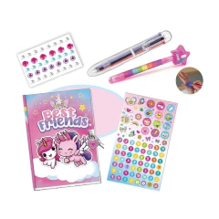 Set con Diario Intimo Unicornio Mesaje Secreto.Cresko 5pcs en internet