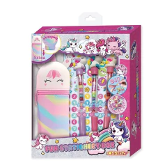 Set con Cartuchera Intimo Unicornio. Cresko 8pcs - tienda online