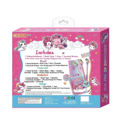 Set con Diario Intimo Unicornio Mesaje Secreto.Cresko 7pcs - Cresko