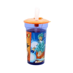 Vaso con sorbete Dragon ball 400 ml Super regalo - Cresko