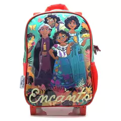 Mochila escolar Encanto Disney personajes con carro