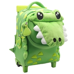 Mochila Escolar Funny Land cocodrilo personaje con carro en internet