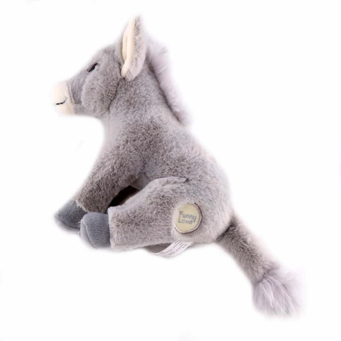 Peluche Burro Gris Javier Funny Land 20 cm Cresko - comprar online
