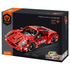 Auto Deportivo Rojo Para Armar. Pull Back!! 437pcs - comprar online