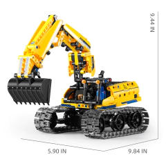 Robot Y Excavadora 3en1 R Control Programable C/ App.430pcs - Cresko