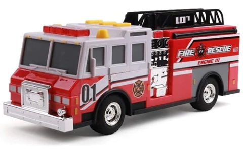 Auto De Bomberos De Juguete Con Luz Y Sonido Mighty Fleet - comprar online
