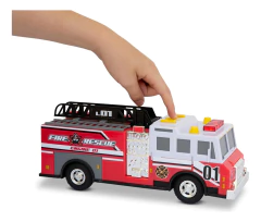 Auto De Bomberos De Juguete Con Luz Y Sonido Mighty Fleet - tienda online